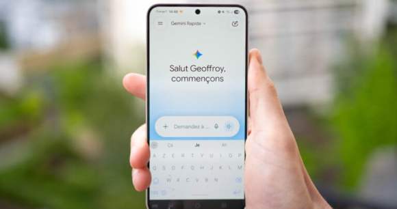 L'application Gemini sur Android // Source : Geoffroy Husson - Frandroid