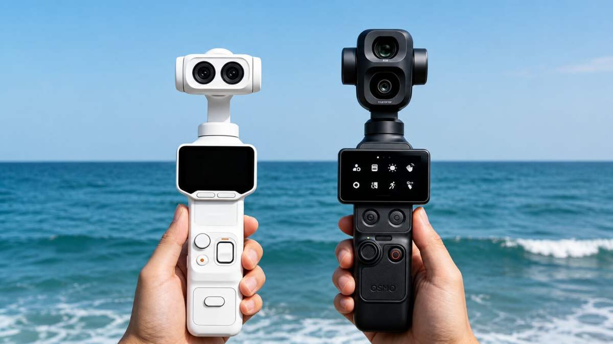 Osmo Pocket 4P vs Luna Ultra : duel des caméras de poche double capteur