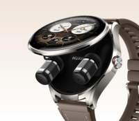 La montre connectée Huawei Watch Buds 2, qui fait aussi office de boîtier d'écouteurs sans fil. La montre connectée Huawei Watch Buds 2, qui fait aussi office de boîtier d'écouteurs sans fil.