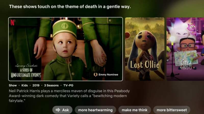 Netflix teste sa propre recherche vocale IA sur la TV tout en snobant Gemini et Alexa