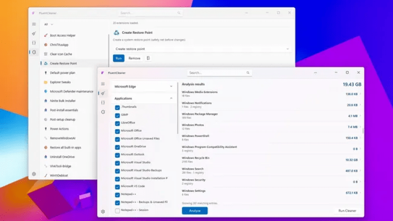 FluentCleaner&nbsp;: voici l&rsquo;alternative gratuite à CCleaner pour Windows 11