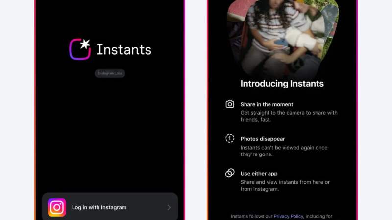 Instants&nbsp;: Instagram lance son clone de Snapchat