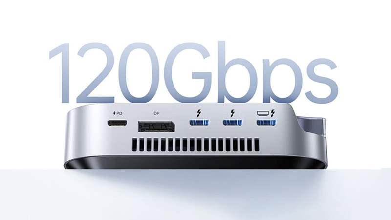 Mac mini M4 : Ugreen sort un dock 120 Gbit/s avec SSD intégré