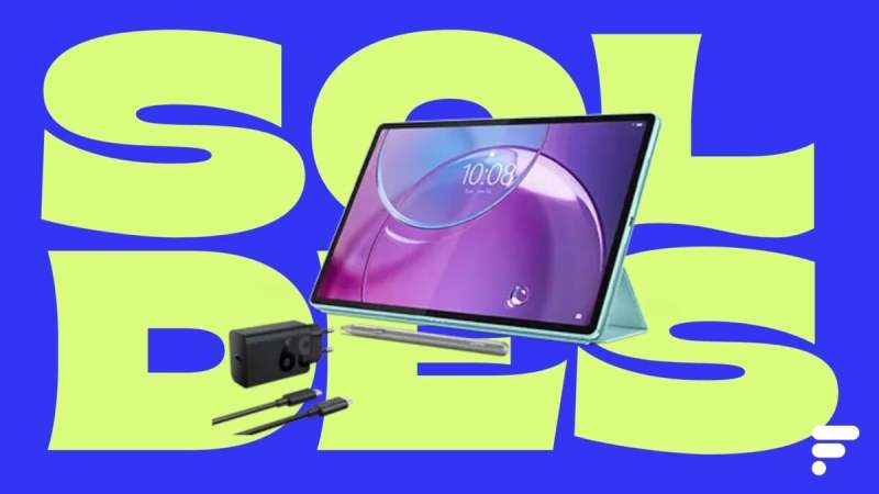 La récente tablette tactile Lenovo doté d’un écran 3.5K à 144 Hz est en promo pour les soldes, avec chargeur et stylet offerts