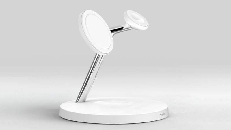 Moitié prix pour cette station de recharge 3-en-1 compatible avec MagSafe chez Boulanger