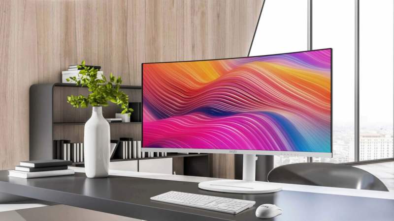 Sa taille est plus large que son prix : cet écran MSI UWQHD incurvé de 34″ et 120 Hz s’arrache à -35% sur Amazon