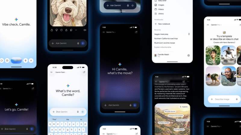 Google dévoile une refonte complète de l’application Gemini : animations, réponses structurées et un Gemini Live qui s’ouvre enfin sans attendre