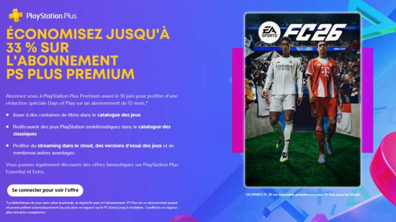 Malgré la hausse des prix des abonnements PlayStation Plus, vous pouvez économiser jusqu&rsquo;à 33% pendant les Days of Play