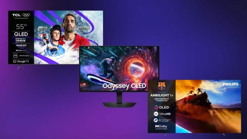 TCL 55P8K, Philips 77OLED760 et Samsung Odyssey OLED G5&nbsp;: TV et écran gaming haut de gamme à prix cassés&nbsp;— les meilleurs bons plans du jour