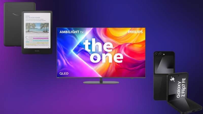 Kindle Colorsoft, Samsung Galaxy Z Flip FE et TV Philips Ambilight : les baisses de prix les plus irrésistibles du jour&nbsp;— meilleurs bons plans