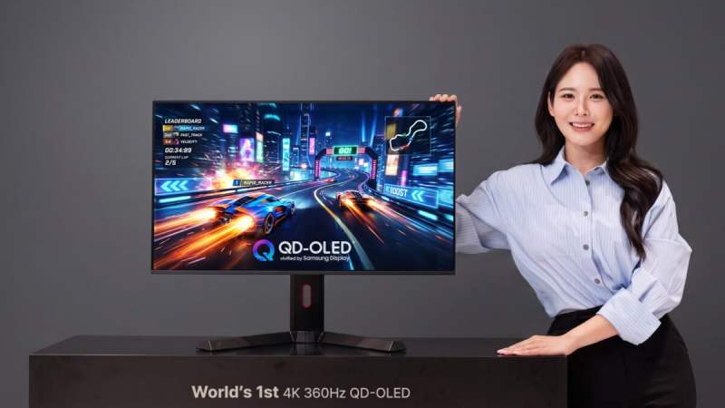 Gamers, réjouissez-vous : Samsung annonce la toute première dalle QD-OLED 4K et 360 Hz