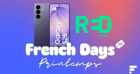 Samsung Galaxy S26 RED by SFR French Days Printemps 2026