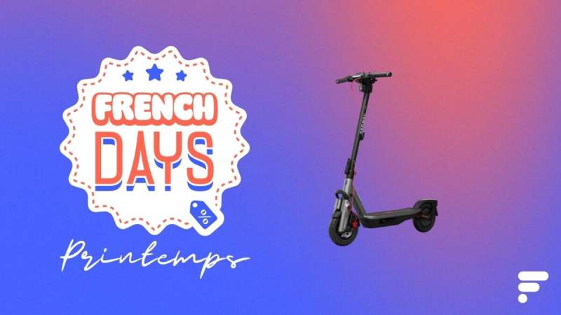 Cette trottinette électrique avec des équipements rarement vus à ce tarif est en promo à -100&nbsp;€ pour les French Days