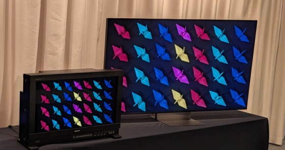 Sony Bravia 9 II et moniteur de référence Sony HX-3110 // Source : Sylvain Pichot - Frandroid