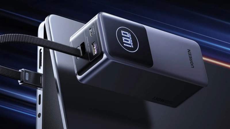 Les pannes de batterie appartiennent au passé avec cette réduction de 38% sur une batterie externe 130W avec 3 ports