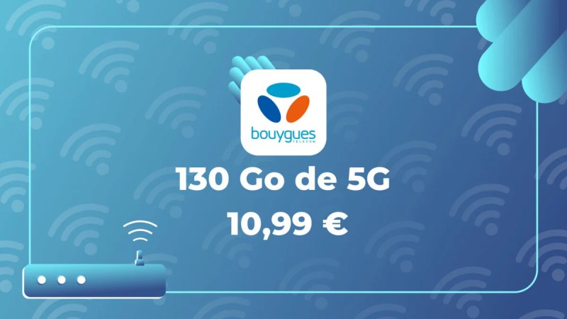 L’opérateur classé numéro 1 en France surprend avec son nouveau forfait mobile 130 Go à prix canon
