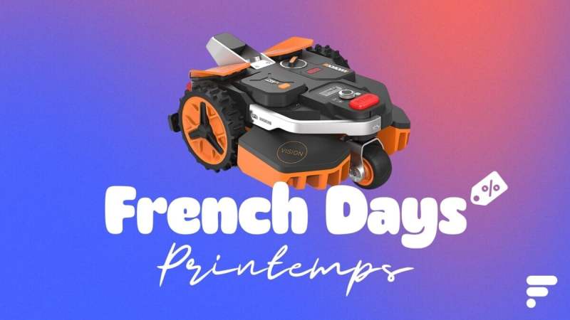Grâce aux French Days ce robot tondeuse innovant avec caméra 4K et IA Adaptative est bradé à -26%
