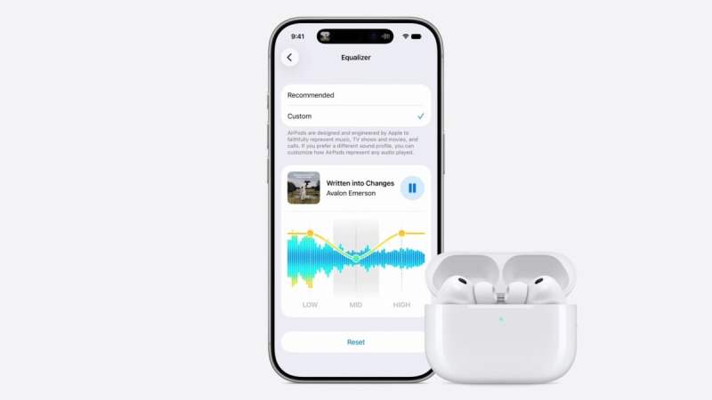 Apple lance un égaliseur manuel pour les AirPods