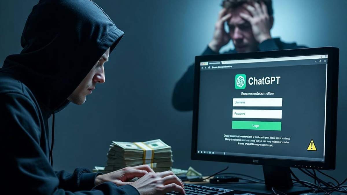 Image Attention, ChatGPT peut vous recommander des sites d’arnaques
