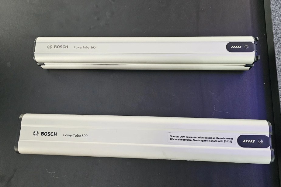 Bosch PowerTube 360 vs 800