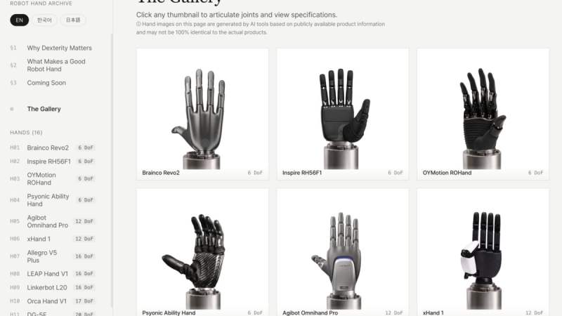 Le vrai point faible des robots humanoïdes, c’est la main : ce comparateur les note sur 18 tâches