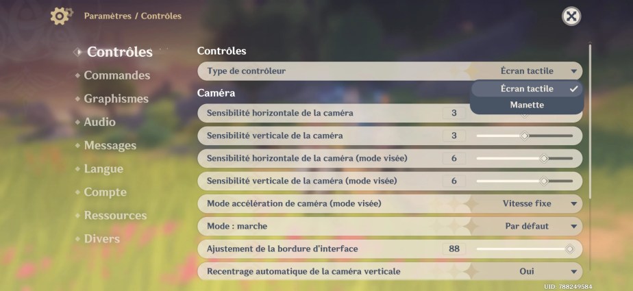 Capture d'écran Genshin Impact