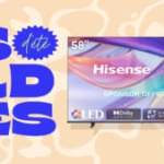 150 euros de réduction sur ce TV Hisense de 58 pouces compatible avec le Dolby Atmos et le Dolby Vision