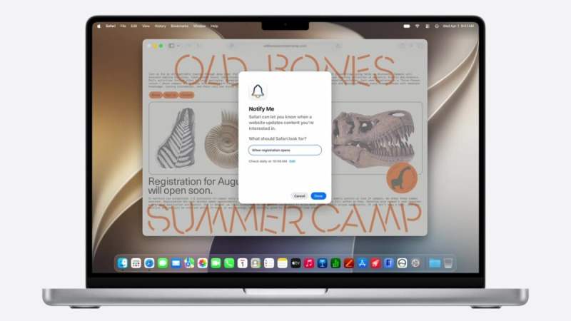 Le navigateur d&rsquo;Apple va pister les baisses de prix et réassorts pour vous