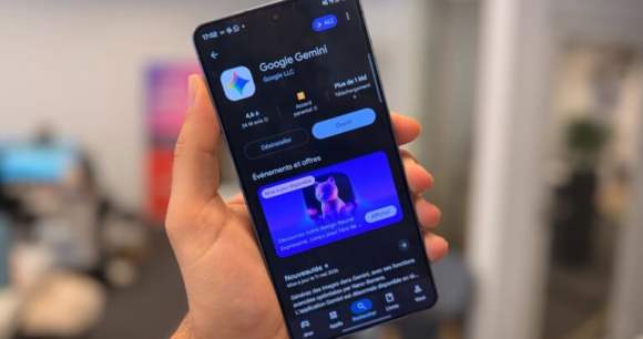 La page de l'application Gemini dans le Play Store // Source : Frandroid