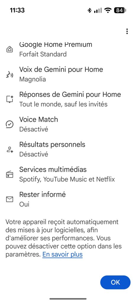 Application Google Home // Source : Sylvain Pichot - Frandroid