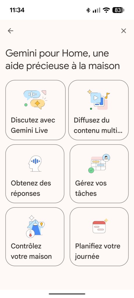 Application Google Home // Source : Sylvain Pichot - Frandroid