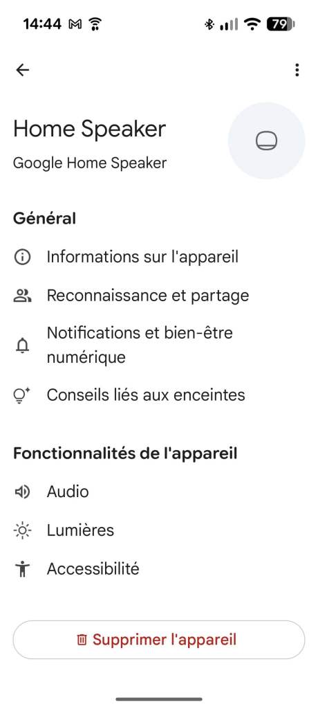 Application Google Home // Source : Sylvain Pichot - Frandroid