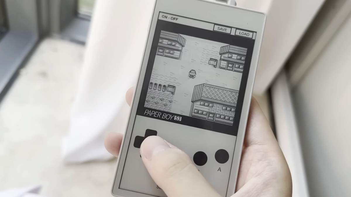 Cet ingénieur repousse les limites de l’e-ink en y faisant tourner une Game Boy à 60 Hz