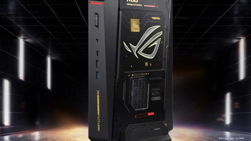 ROG NUC 16 Edition 20 : la RTX 5090 débarque dans un mini PC transparent