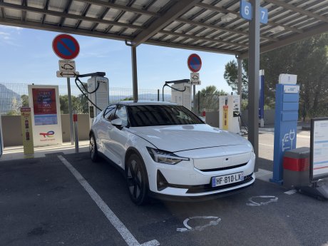Essai 1000 km en Polestar 2 // Source : Paul-Émile CASSORET pour Frandroid