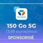 L’un des meilleurs réseaux de France est aussi l’un des moins chers avec ce forfait 150 Go 5G