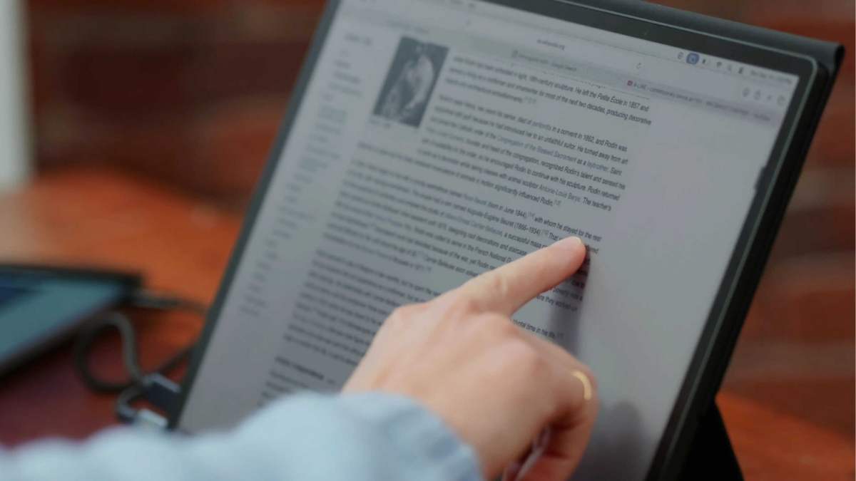 Image Modos Flow : l’écran e-ink 60 Hz ultra-fluide même pour le jeu vidéo