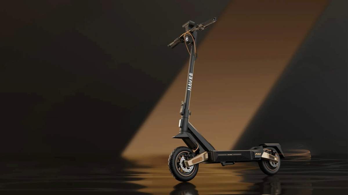 Image Puissante et confortable, cette trottinette avec moteur 1350 W et suspension intégrale avant/arrière tombe à 629 €