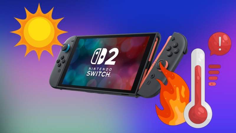 Canicule : attention, il est déconseillé de jouer à la Nintendo Switch 2