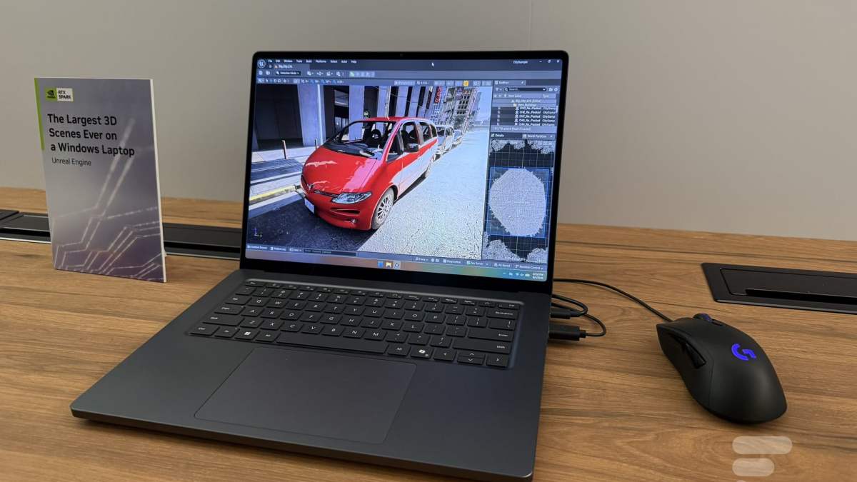 Image J’ai pu essayer un PC Nvidia RTX Spark : ambitieux, prometteur, mais pas (encore) révolutionnaire