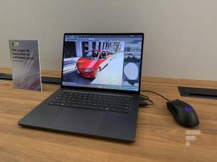 Les premières démos des PC Nvidia RTX Spark // Source : Frandroid