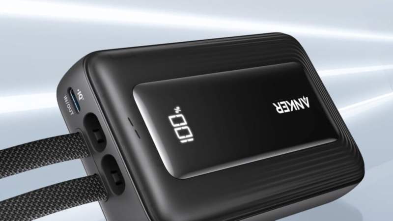 Pour l’été, Amazon casse le prix de cette batterie externe de 45 W équipée de deux câbles USB-C