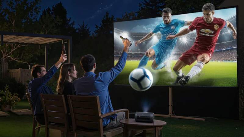 Ce vidéoprojecteur de 200 pouces en Full HD se trouve dans un pack chez Darty avec des accessoires offerts, dont un trépied