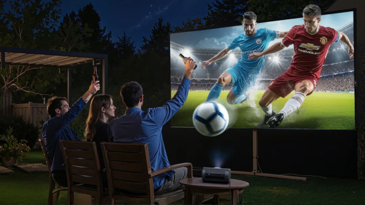 Deal: Ce vidéoprojecteur de 200 pouces en Full HD se trouve dans un pack chez Darty avec des accessoires offerts, dont un trépied