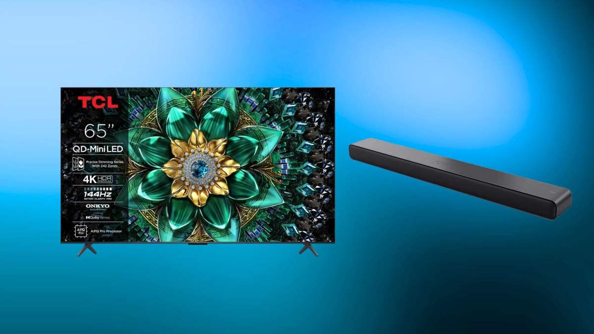Image Prêt pour la Coupe du monde : ce pack TV QD Mini-LED 65″ et barre de son Dolby Atmos chute à 599 €