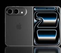 Rendu de l'iPhone Fold (iPhone Ultra) // Source : Frandroid avec le modèle 3D de Ranguel