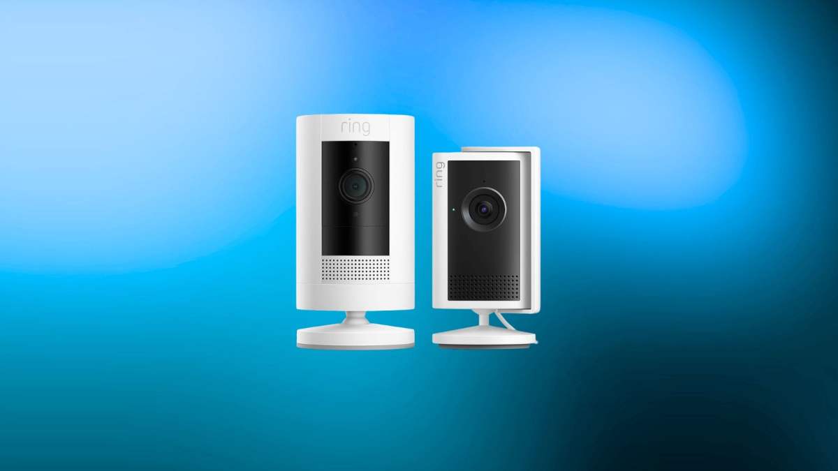 Image Pour préparer vos vacances sereinement, ce pack Ring avec 2 caméras de surveillance intérieur/extérieur est à -33%
