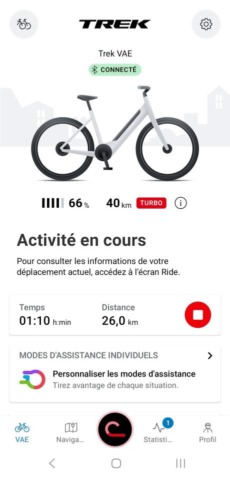 Trek Charter 2026 appli accueil