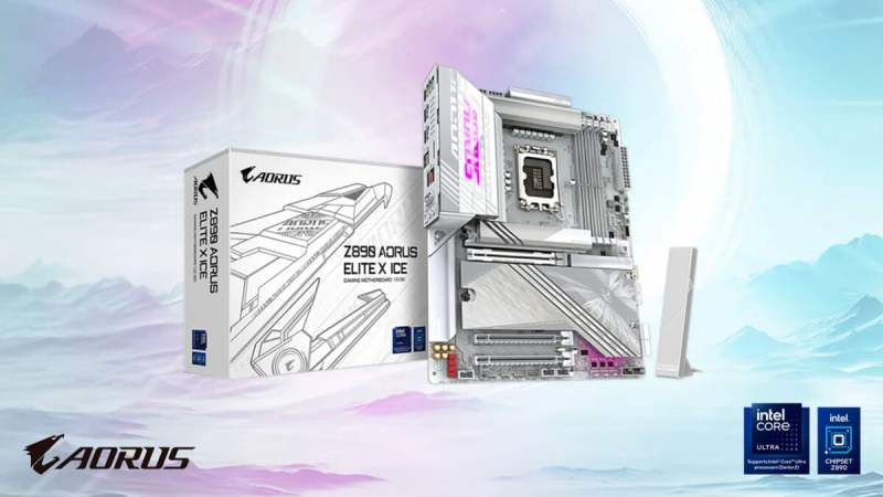 Gigabyte Z890 Aorus Elite X ICE : belle, pratique et à 299 €, cette carte mère coche tout