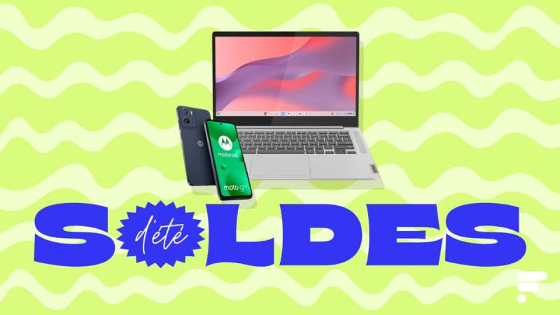 Un smartphone Motorola et un Chromebook Lenovo pour moins de 250 € ? C’est le super deal de la fin des soldes